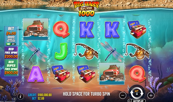 Playing Big Bass Splash 1000